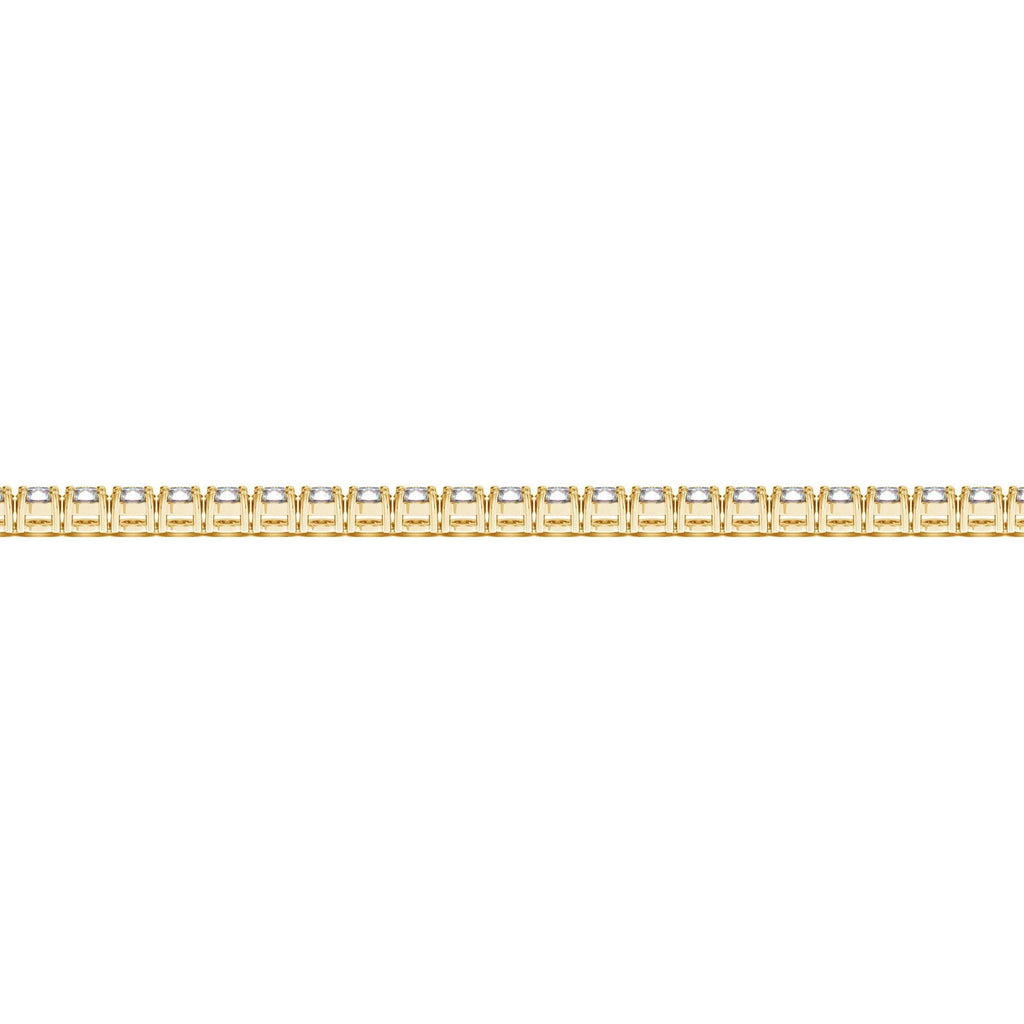 Lab Grown Round Diamond Tennis Bracelet in 14k Yellow Gold (3 cctw F/G  VS2/SI1)