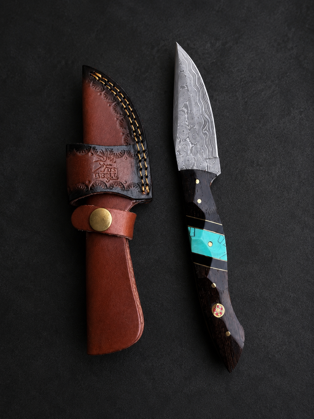 Titan Shadowstone Damascus Hunter TK-520