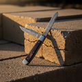 Damascus Dual-Blade Folding Knife - TK-430