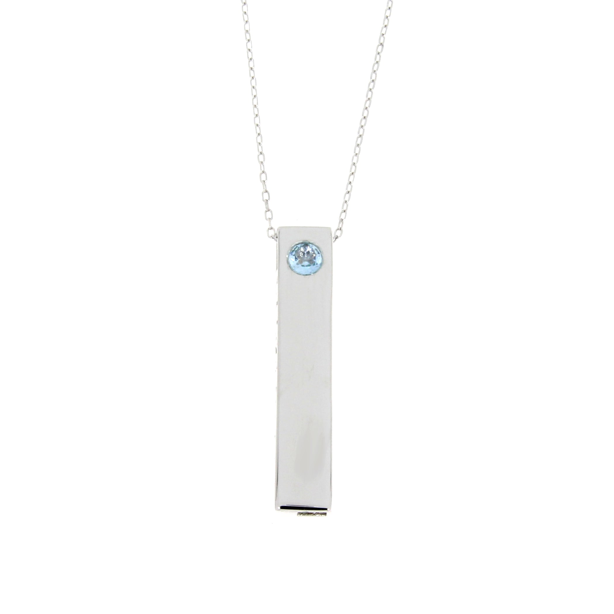 Blue Topaz Fashion Pendants Sterling Silver
