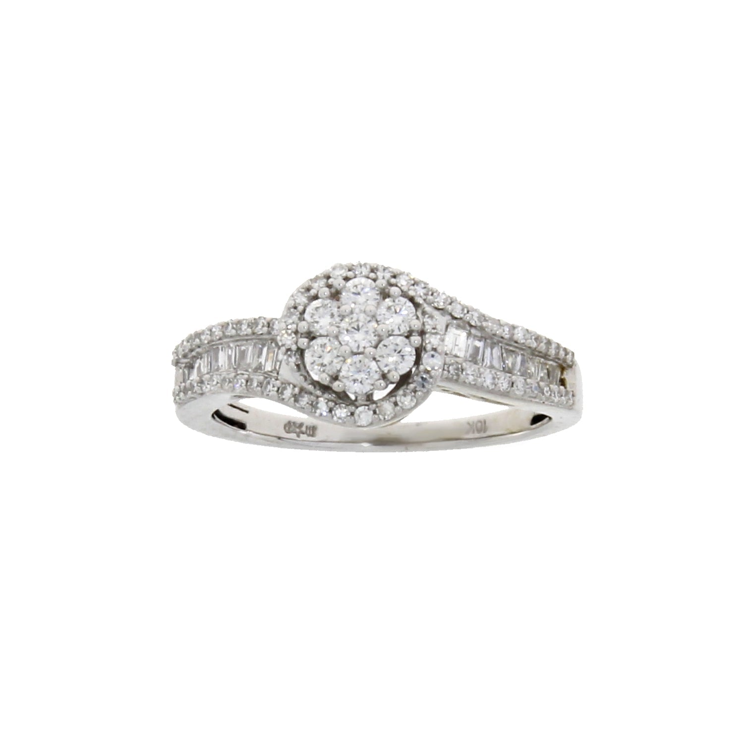 .50ct Diamond Eng Only 10KT White Gold