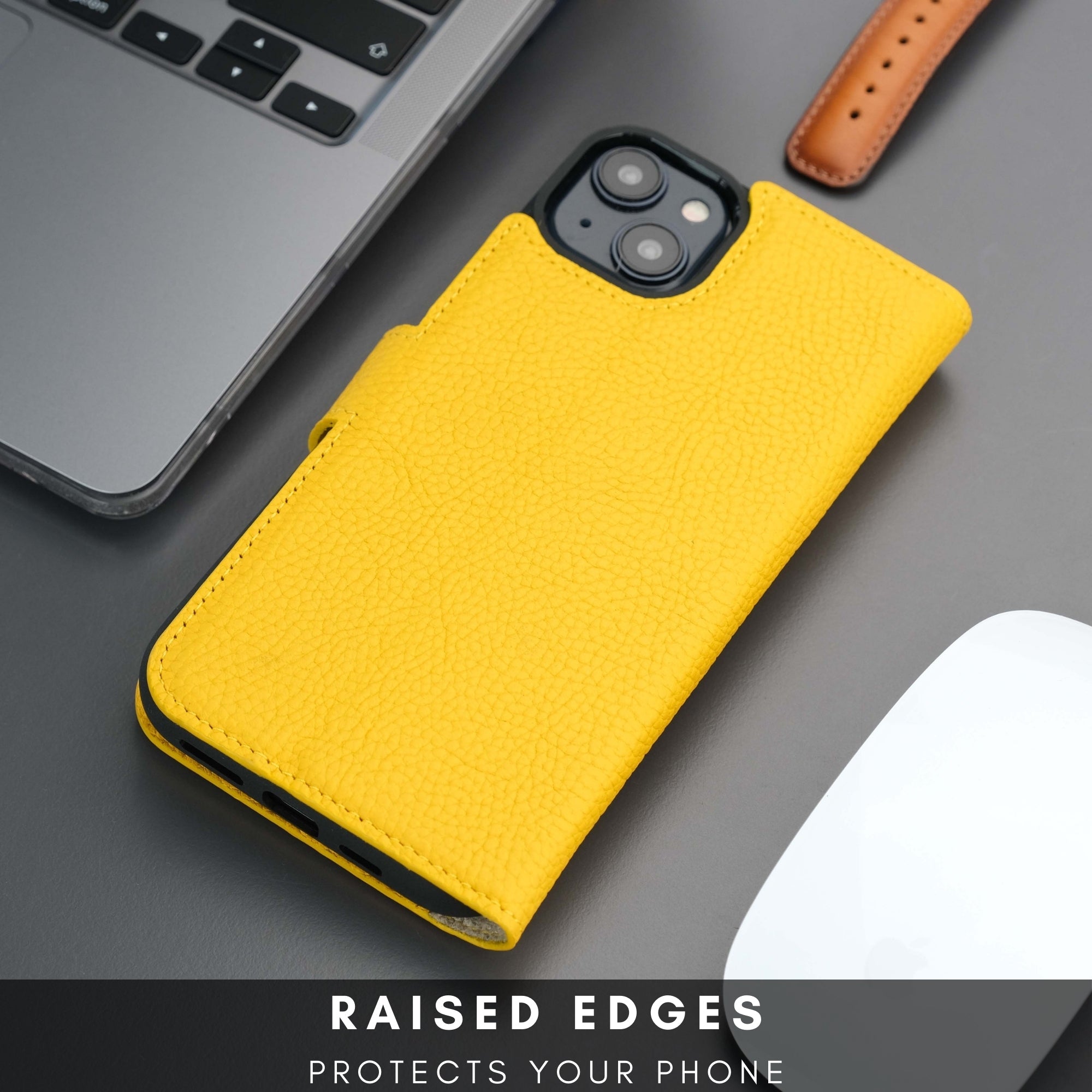 Casper Leather iPhone 14 Plus Wallet Case | MagSafe
