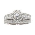 Cubic Zirconia CZ SS Bridal Sterling Silver