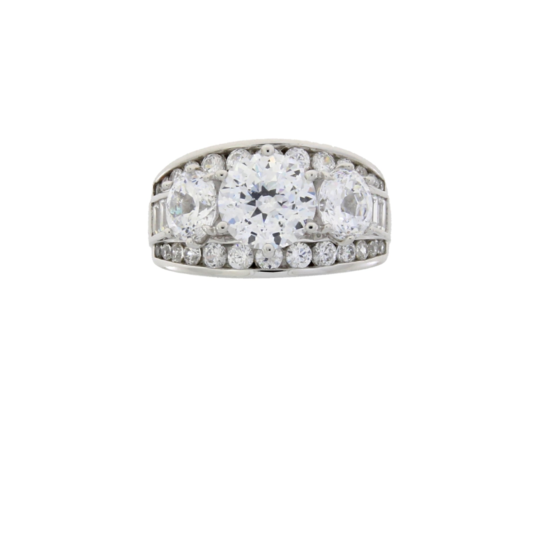 Cubic Zirconium CZ SS Bridal Sterling Silver