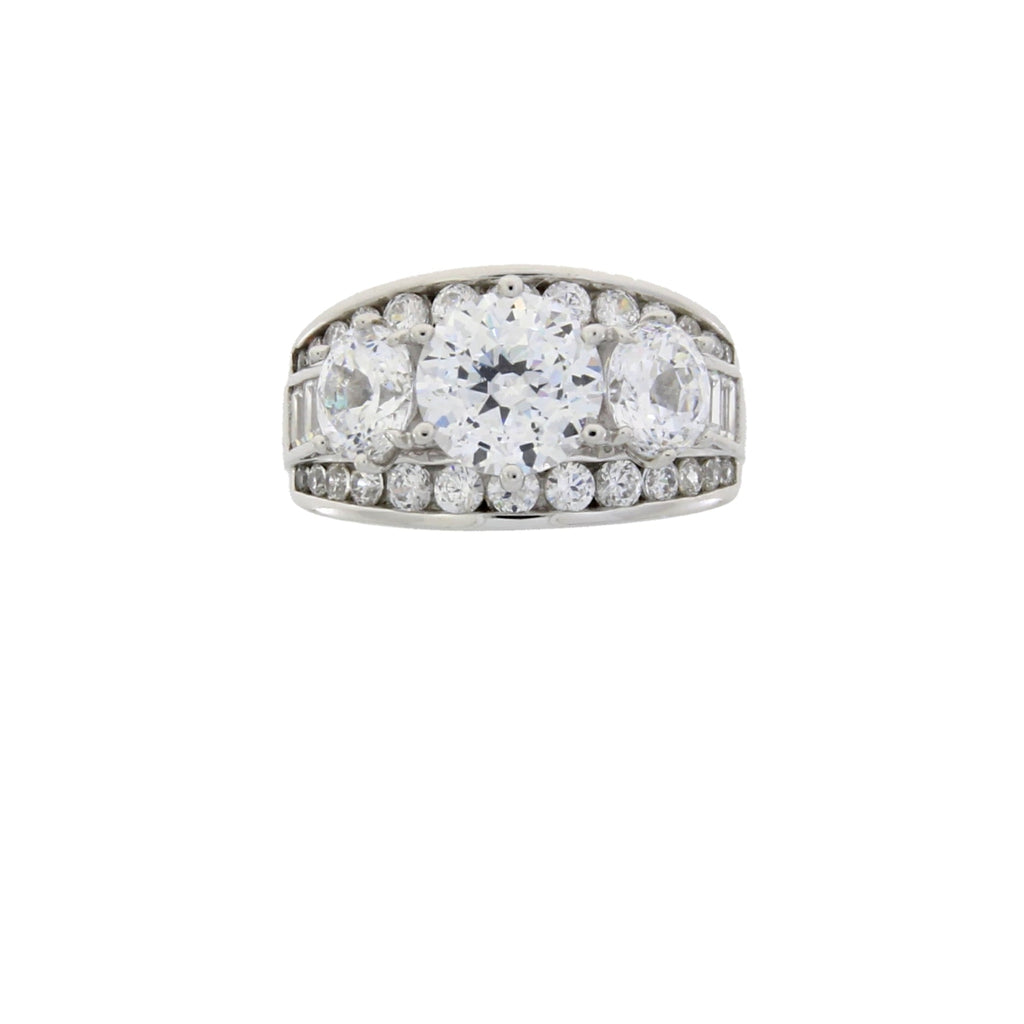 Cubic Zirconium CZ SS Bridal Sterling Silver