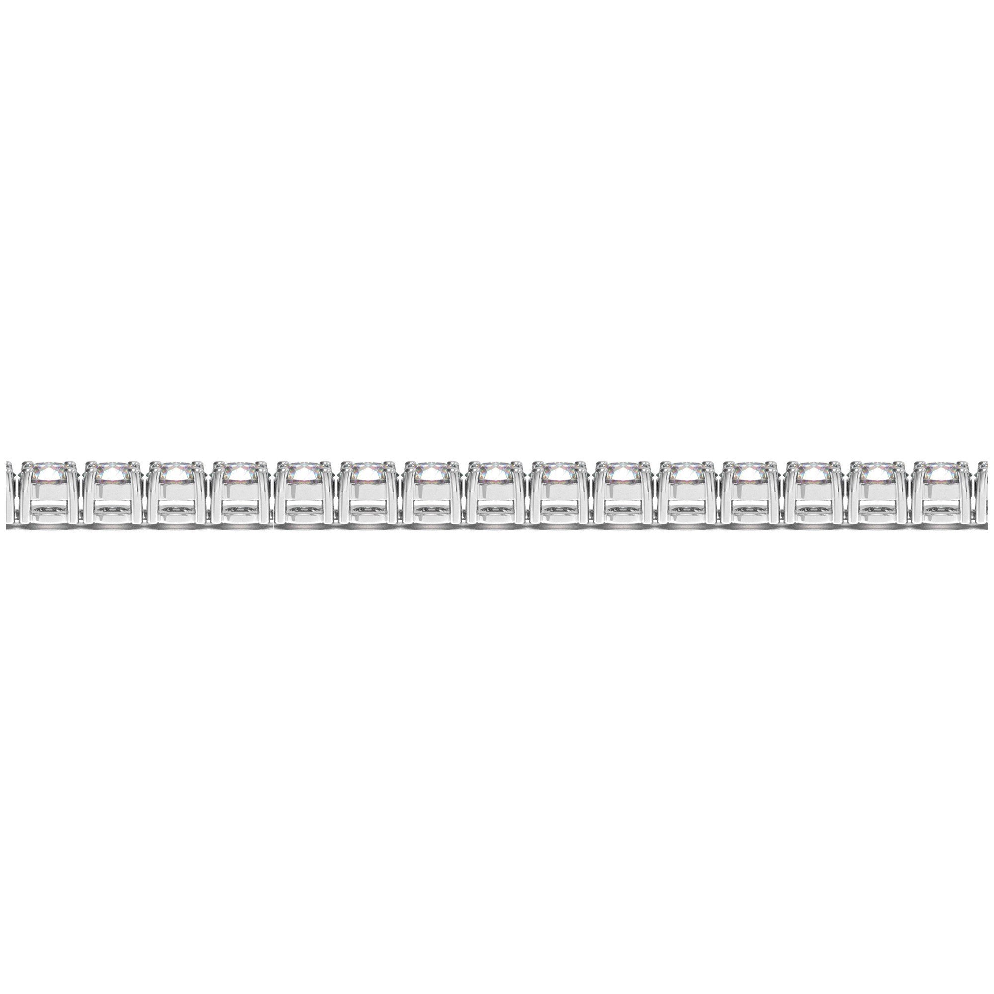 Lab Grown Round Diamond Tennis Bracelet in 14k White Gold (8 cctw F/G  VS2/SI1)