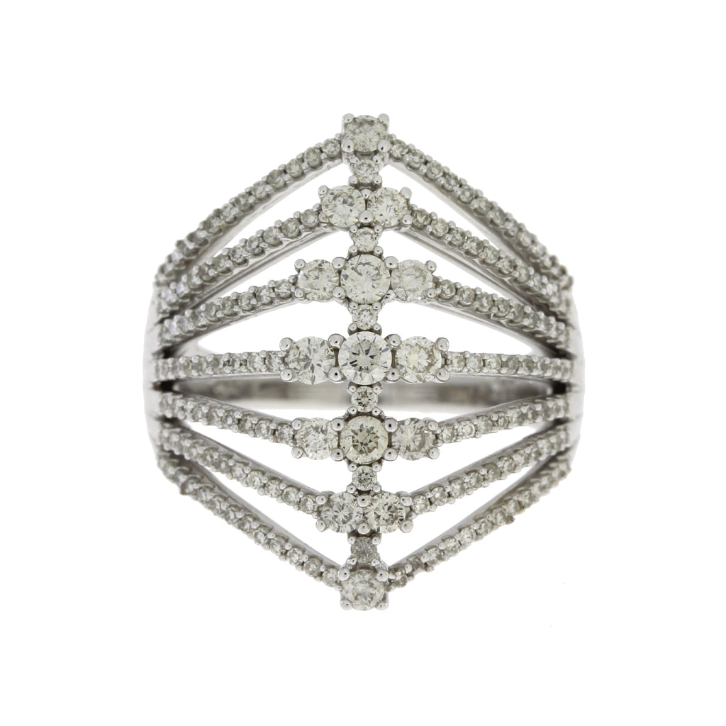 1.00ct Diamond Ring 14KT White Gold