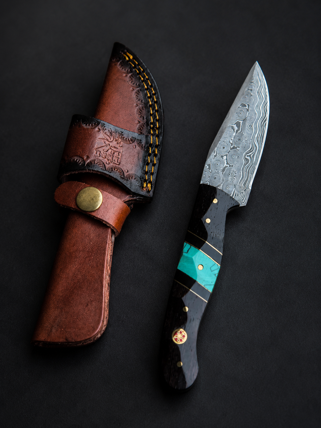 Titan Shadowstone Damascus Hunter TK-520