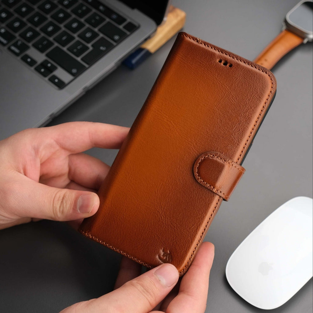 Casper Leather iPhone 14 Pro Max Wallet Case | MagSafe