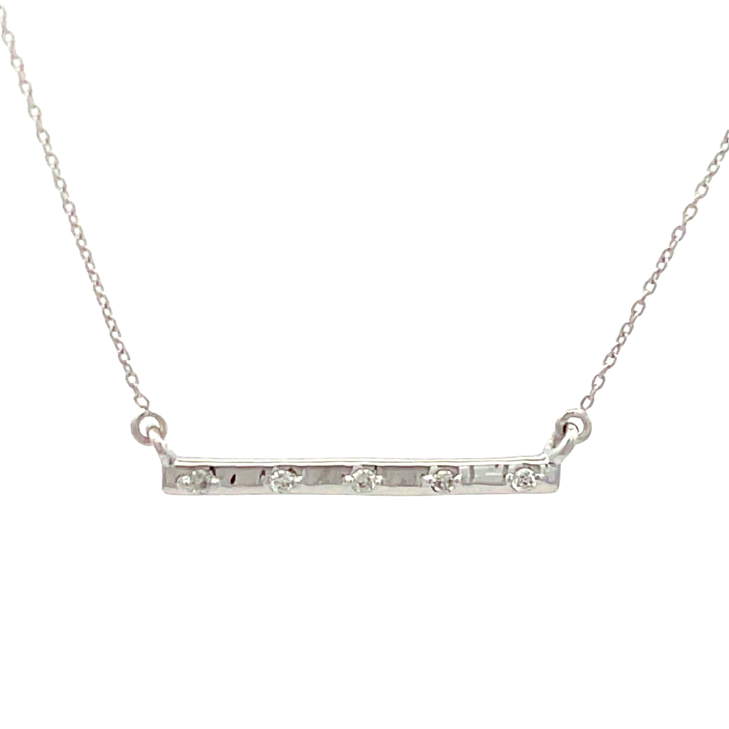 .05ct Diamond Fashion Pendants 14KT White Gold
