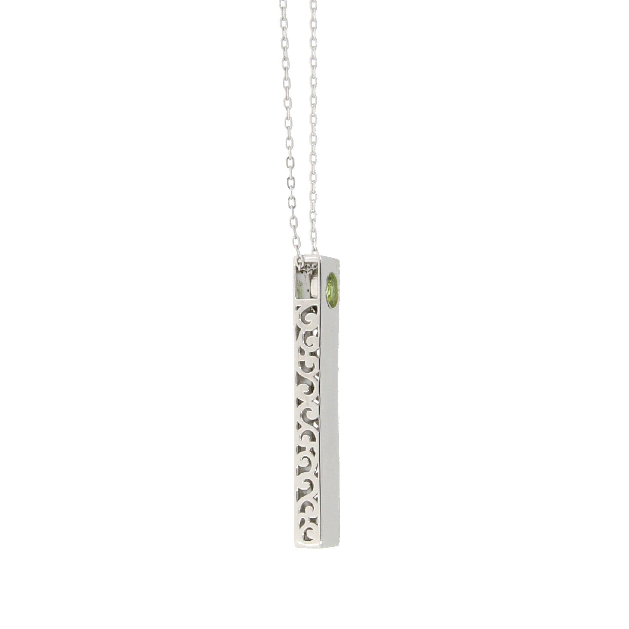 Peridot Fashion Pendants Sterling Silver