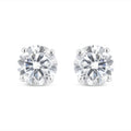 14k White Gold Solitaire Diamond Stud Earrings (1.5 cttw, H-I Color, SI1-SI2 Clarity)