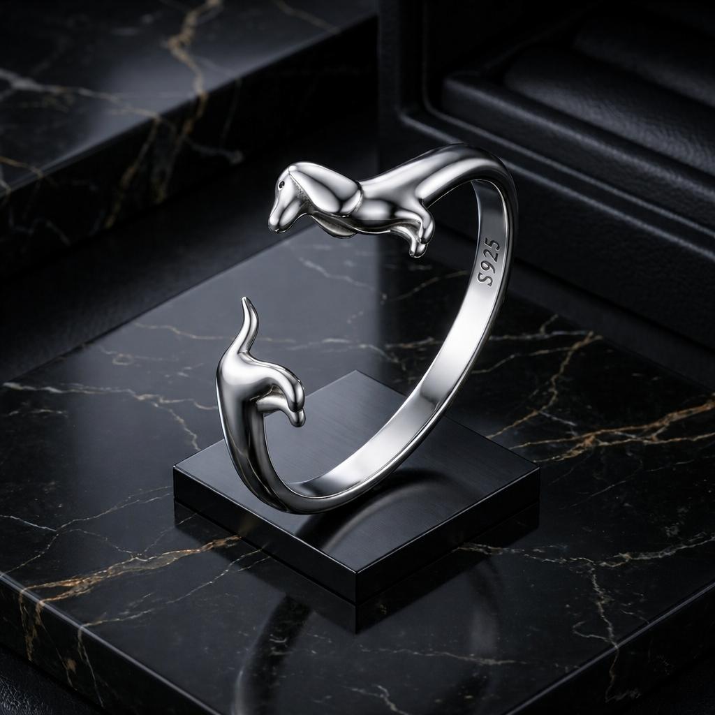S925 Sterling Silver Oxidized Ring for Men