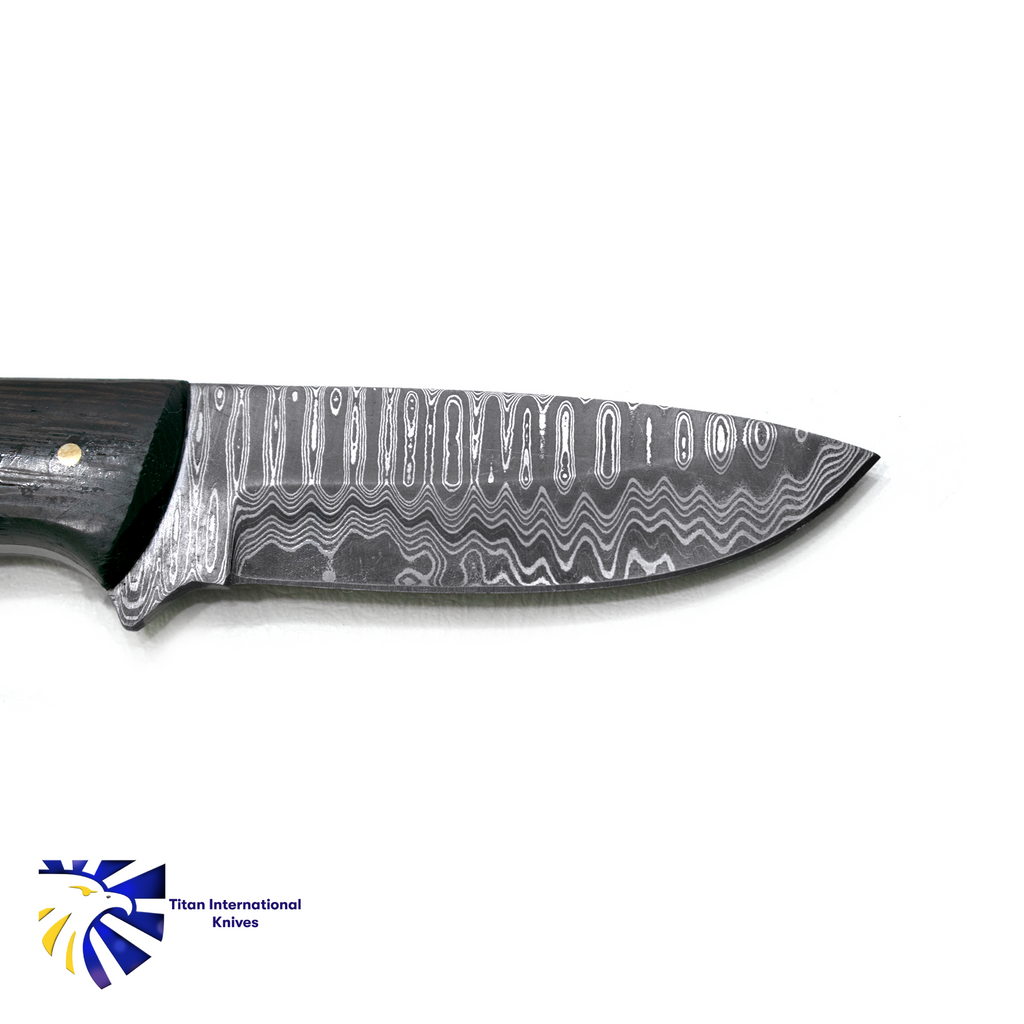 Damascus Steel Custom EDC/Hunting Knife TK-019 (1)