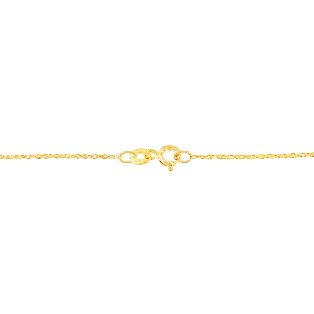 14K Yellow Gold Plated .925 Sterling Silver 1.00 Cttw Baguette Diamond Composite Open Heart 18" Inch Pendant Necklace (I-J Color, I1-I2 Clarity)