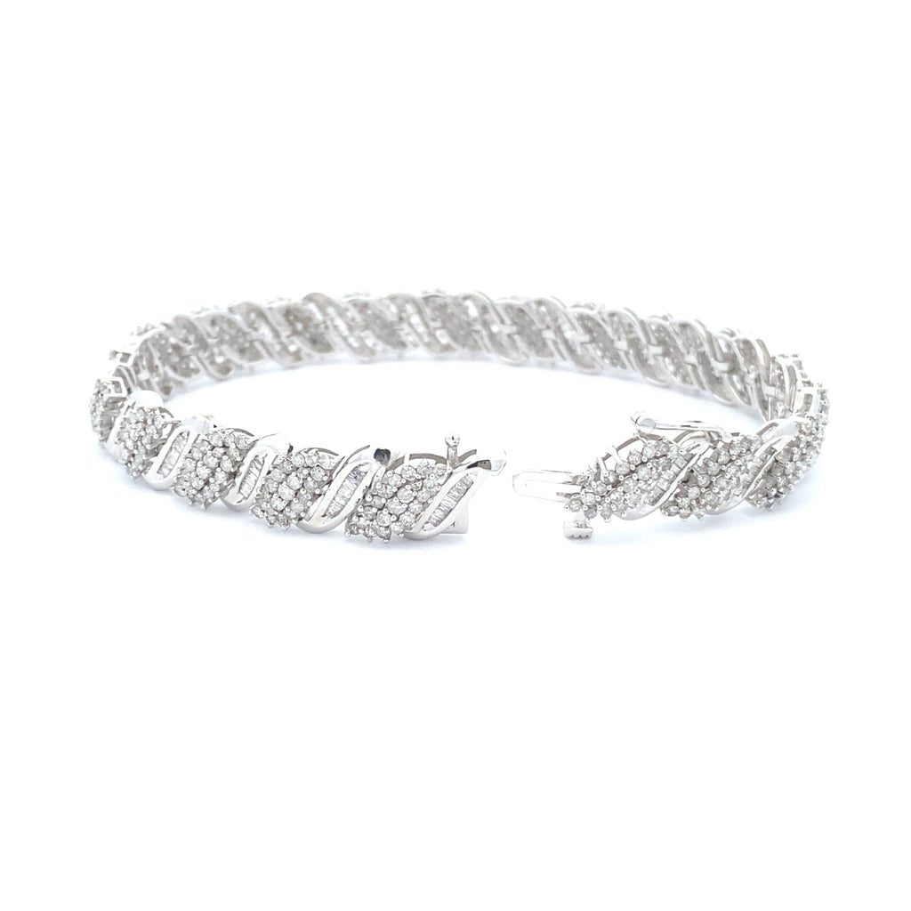 5.00ct Diamond Tennis Bracelet 10KT White Gold