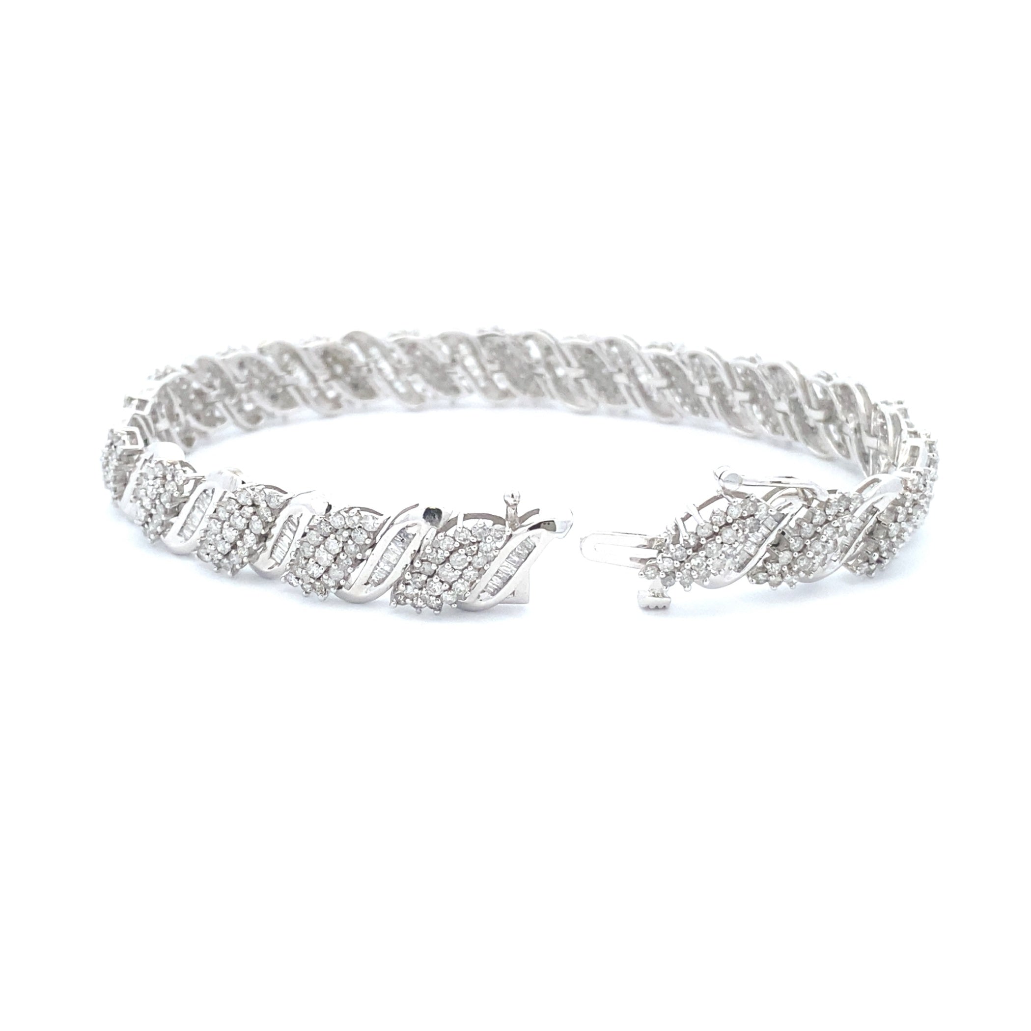 5.00ct Diamond Tennis Bracelet 10KT White Gold