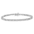 .925 Sterling Silver 1.0 cttw Miracle-Set Diamond Tennis Bracelet (I-J Color, I3 Clarity) - 7.25"