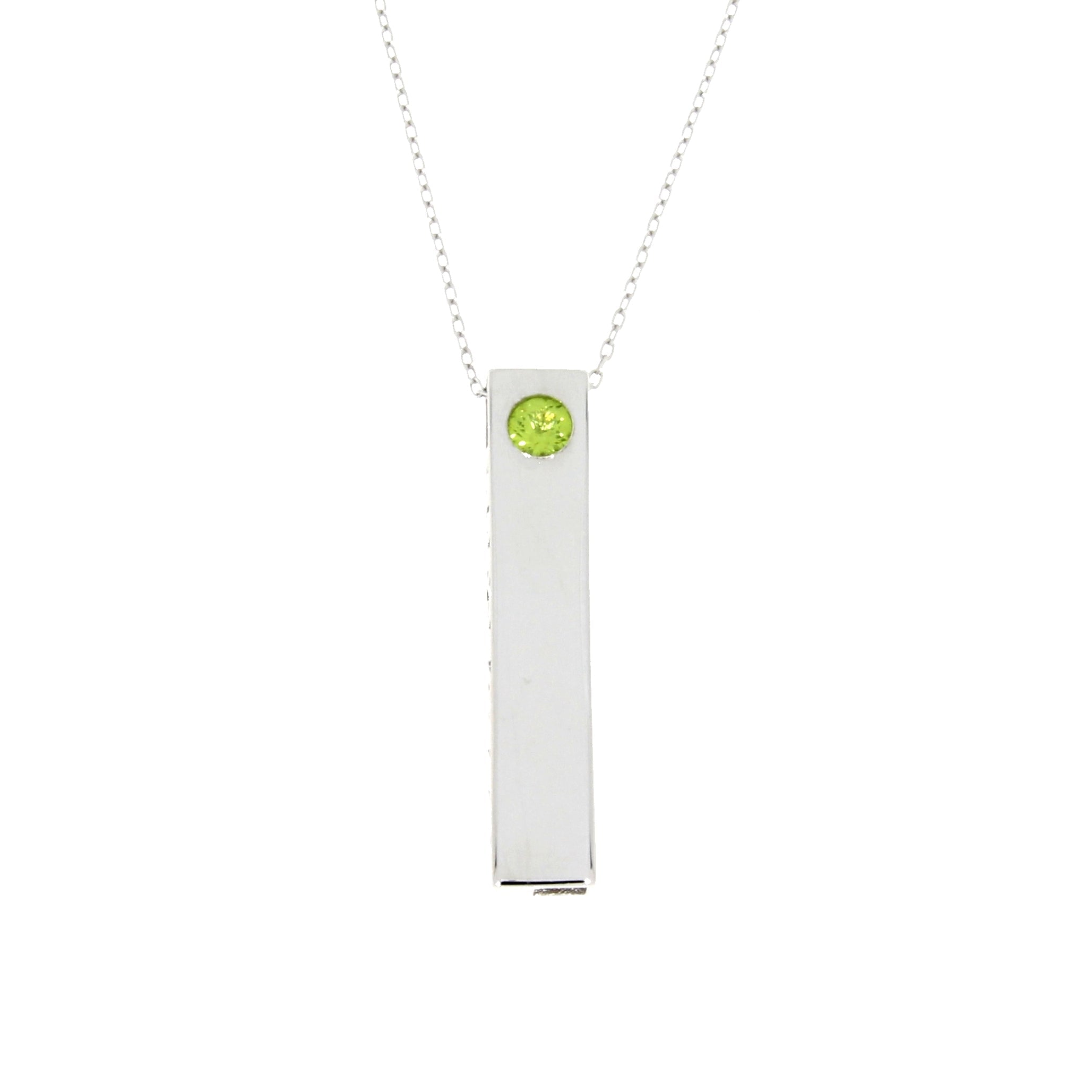 Peridot Fashion Pendants Sterling Silver