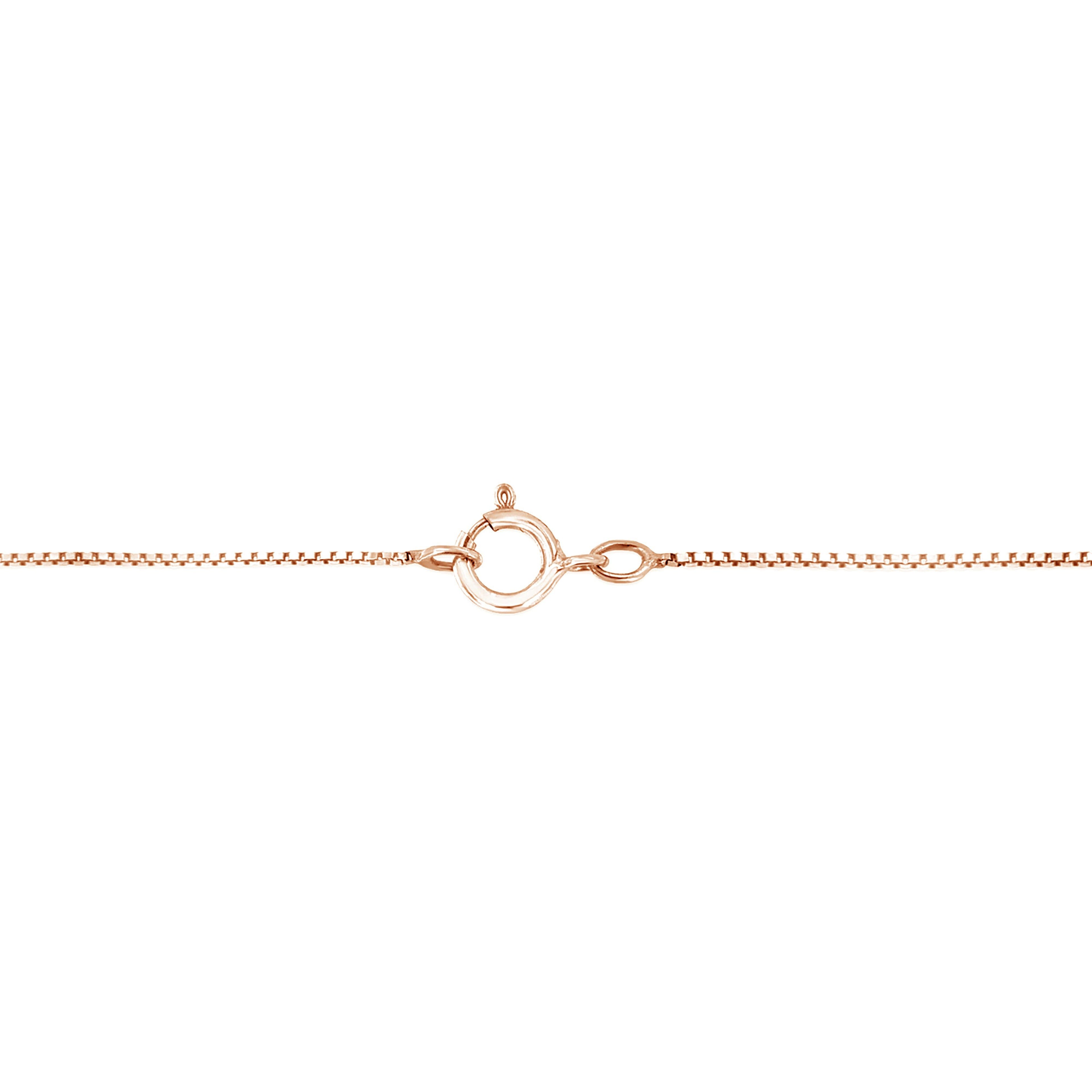 10K Rose and White Gold Plated .925 Sterling Silver 1/4 Cttw Miracle-Set Champagne Diamond Triple Circle 18" Necklace (I2-I3 Clarity)