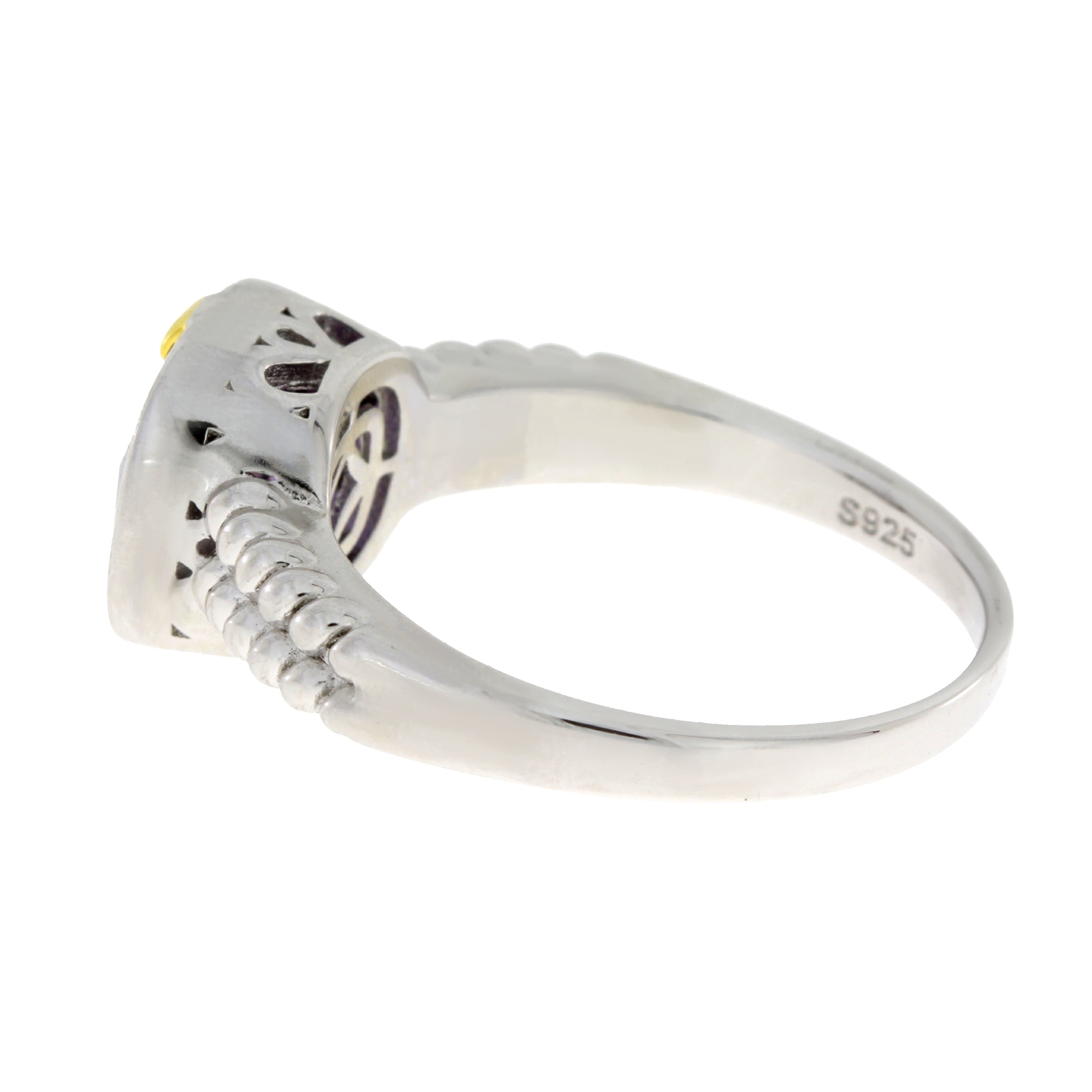 Cubic Zirconium Ring Sterling Silver