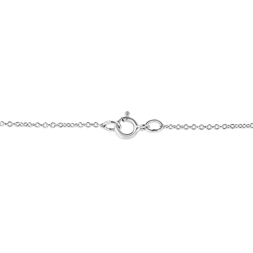 .925 Sterling Silver Diamond Accent Sunburst Milgrain 18" Pendant Necklace (I-J Color, I1-I2 Clarity)