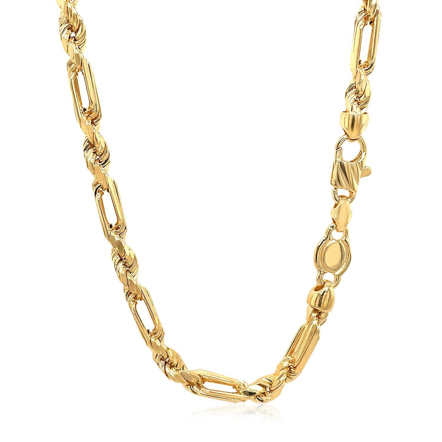 14k Yellow Gold Figaro Chain Necklace