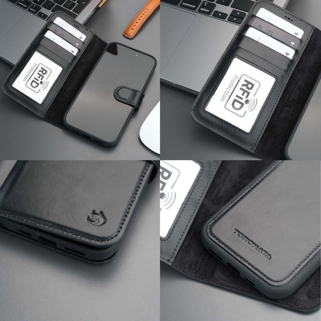 Casper Leather iPhone 14 Plus Wallet Case | MagSafe