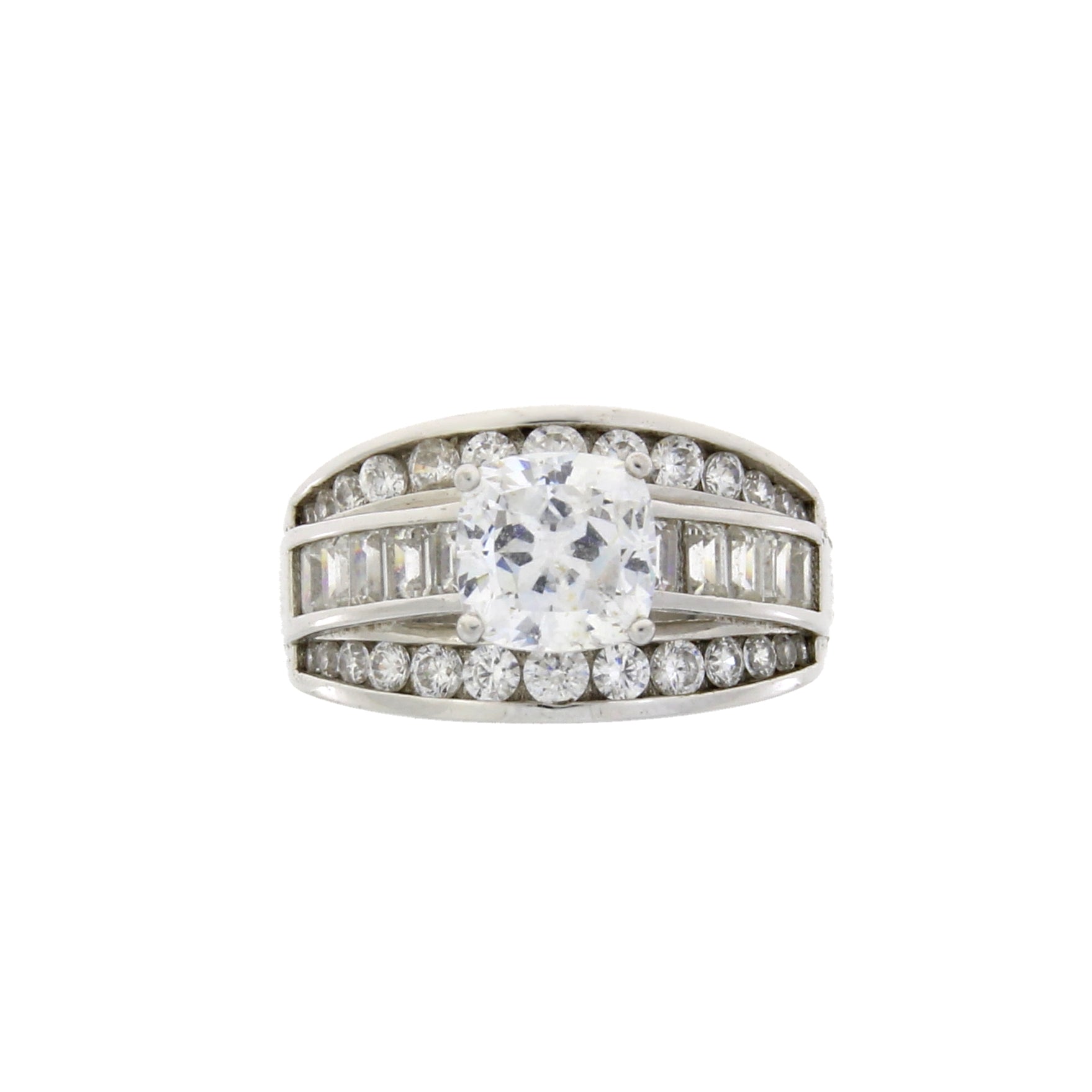Cubic Zirconium CZ SS Bridal Sterling Silver