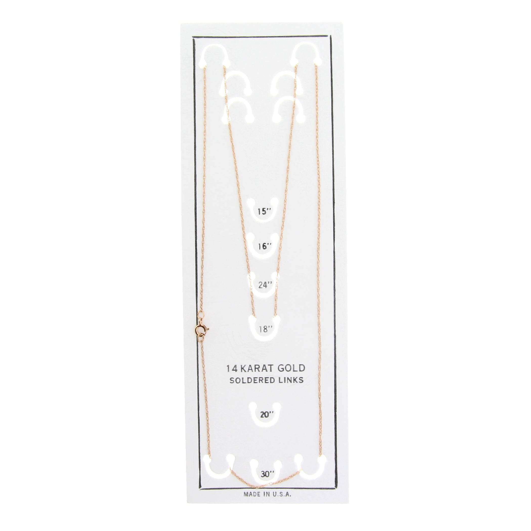 Womens chains 14KT Rose Gold