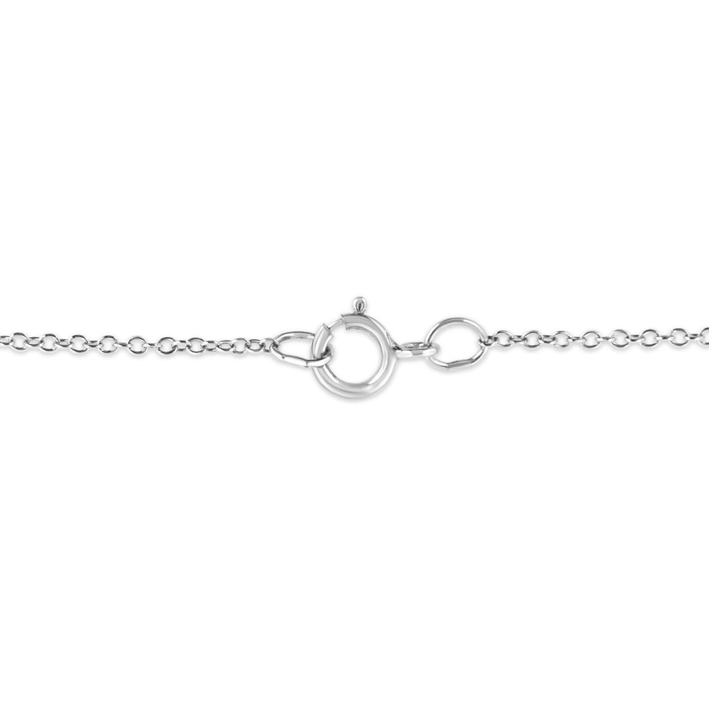 .925 Sterling Silver Prong-Set Diamond Accent Starfish Pendant Necklace (I-J Color, I1-I2 Clarity) - Size 18"