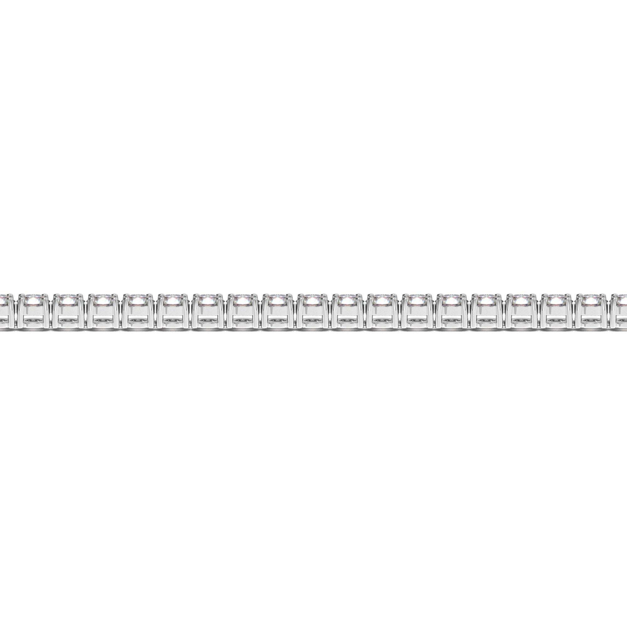 Lab Grown Round Diamond Tennis Bracelet in 14k White Gold (5 cctw  F/G  VS2/SI1)