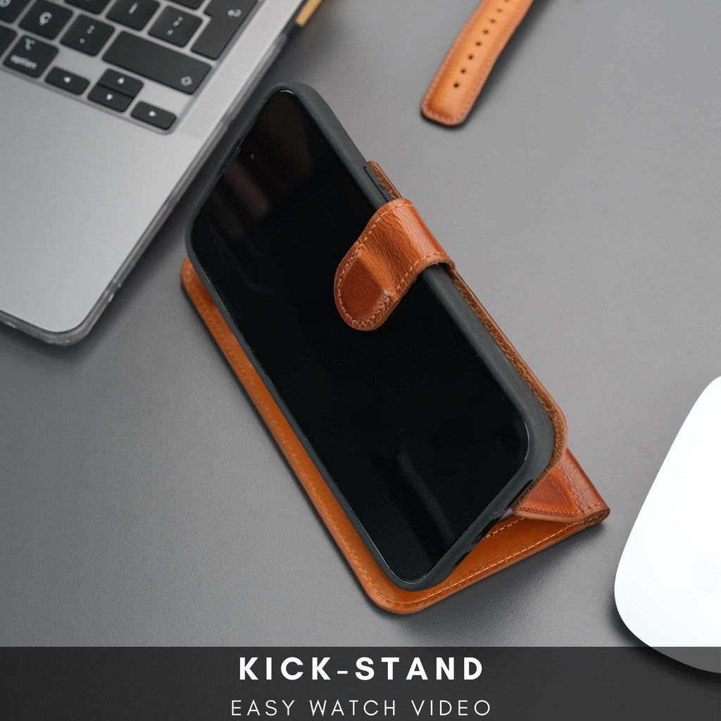 Casper Leather iPhone 14 Pro Wallet Case | MagSafe