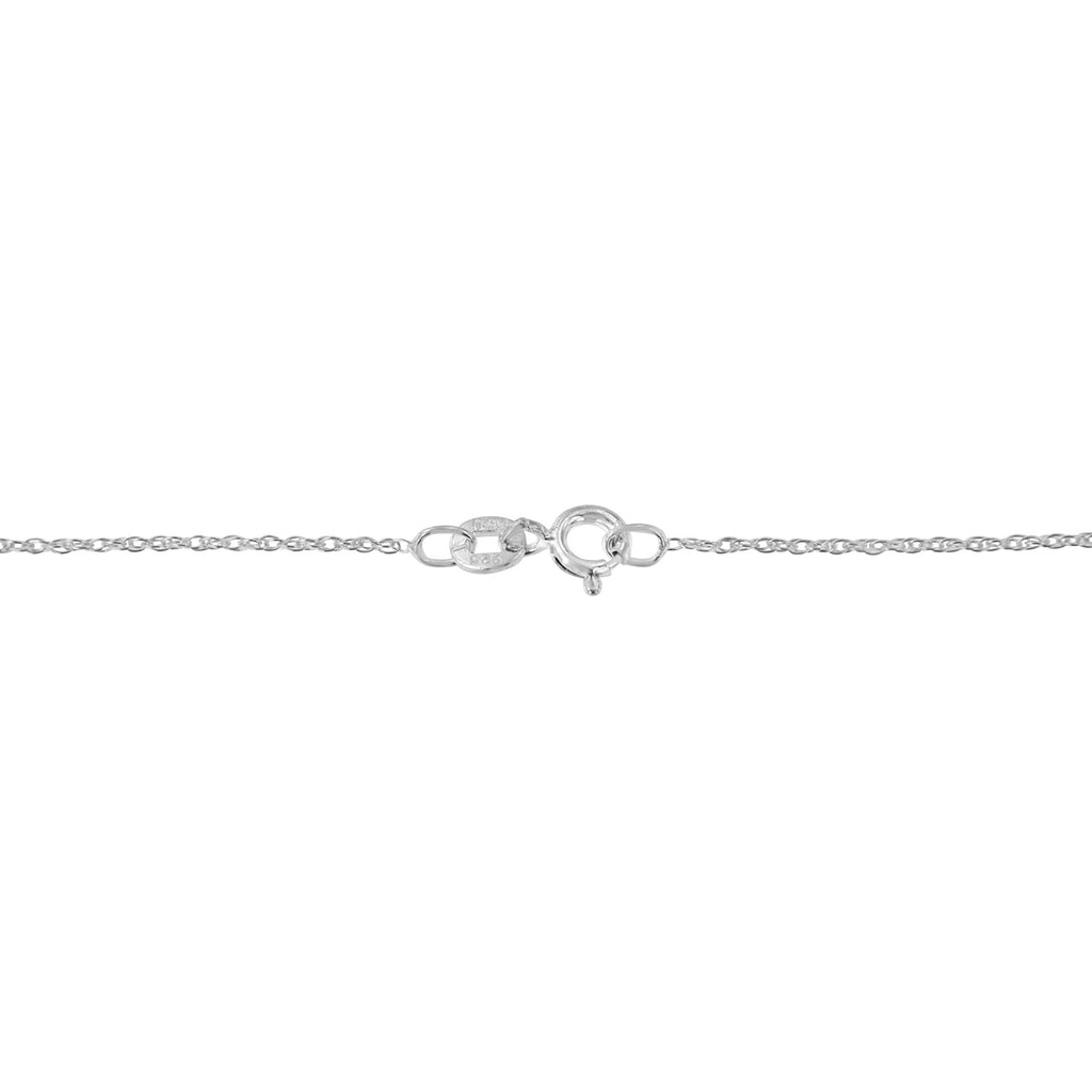 10KT Two Tone Gold 1/6 cttw Diamond Floating Heart Pendant Necklace (K-L, I1-I2)