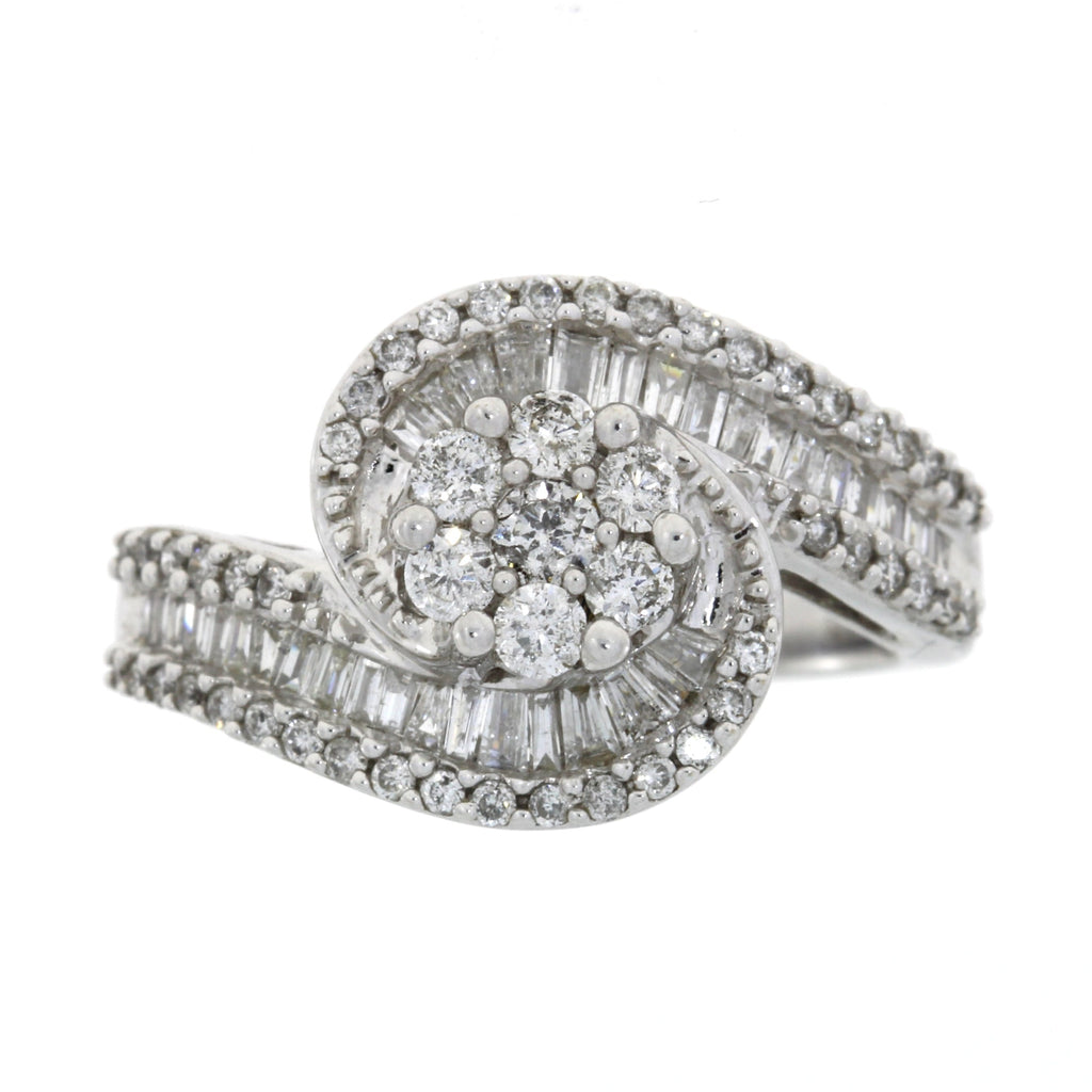 1.00ct Diamond Ring 14KT White Gold