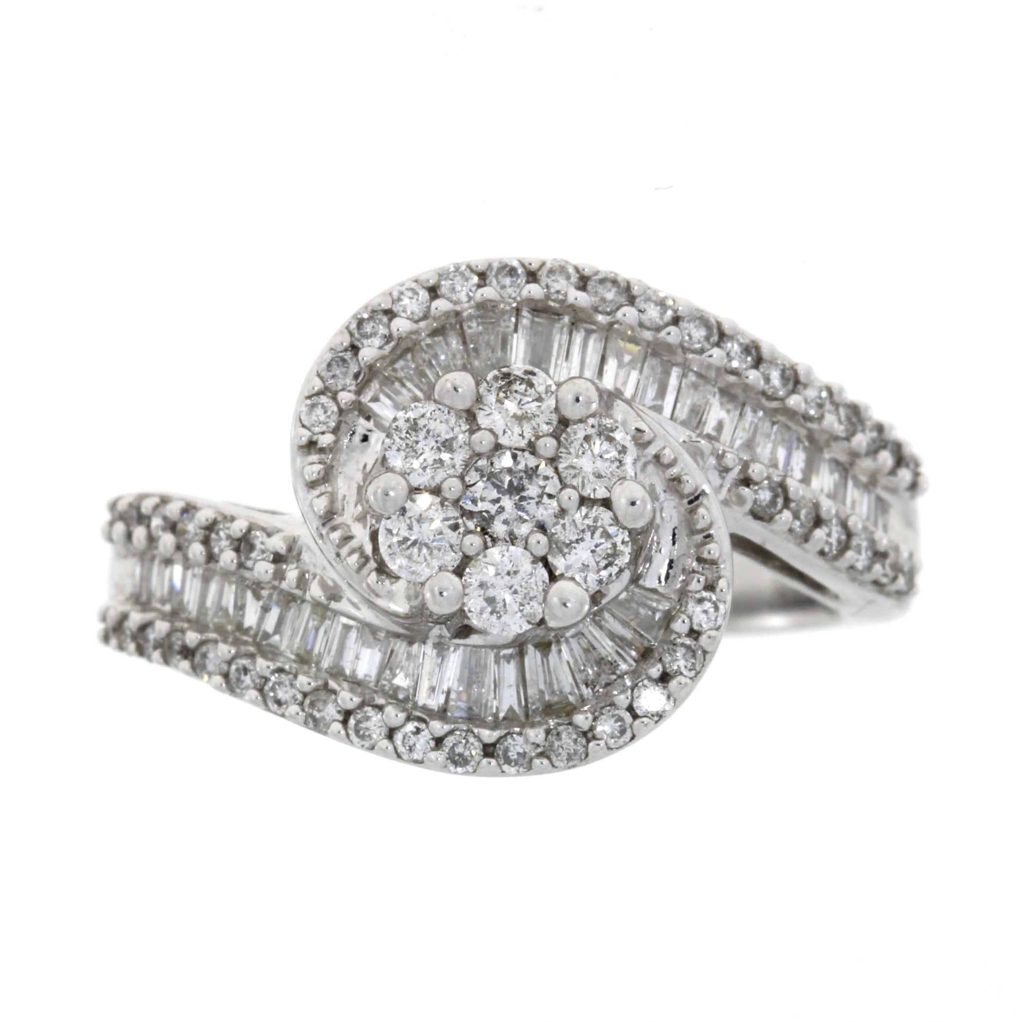 1.00ct Diamond Ring 14KT White Gold
