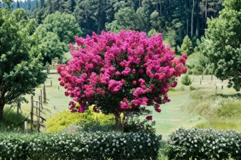 Pink Crape Myrtle Live Cuttings – 10 Lagerstroemia Indica Plant Clippings for Rooting and Garden Growing