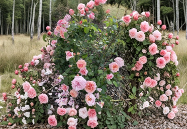 Lady Ashe Climbing Rose Cuttings 5 Pack Unrooted Stems Fragrant Ornamental Garden Rose for Propagation