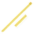 10k Yellow Gold Classic Miami Cuban Solid Bracelet (7.10 mm)