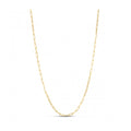 Sterling Silver Gold Plated Paperclip Chain (2.50 mm)
