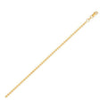 Moon Cut Bead Chain in 14k Yellow Gold (2.00 mm)