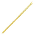 14k Yellow Gold Byzantine Style Chain Bracelet