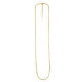 Endless Adjustable Cable Chain in 14k Yellow Gold (1.70 mm)