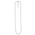 Endless Adjustable Cable Chain in 14k White Gold (1.70 mm)