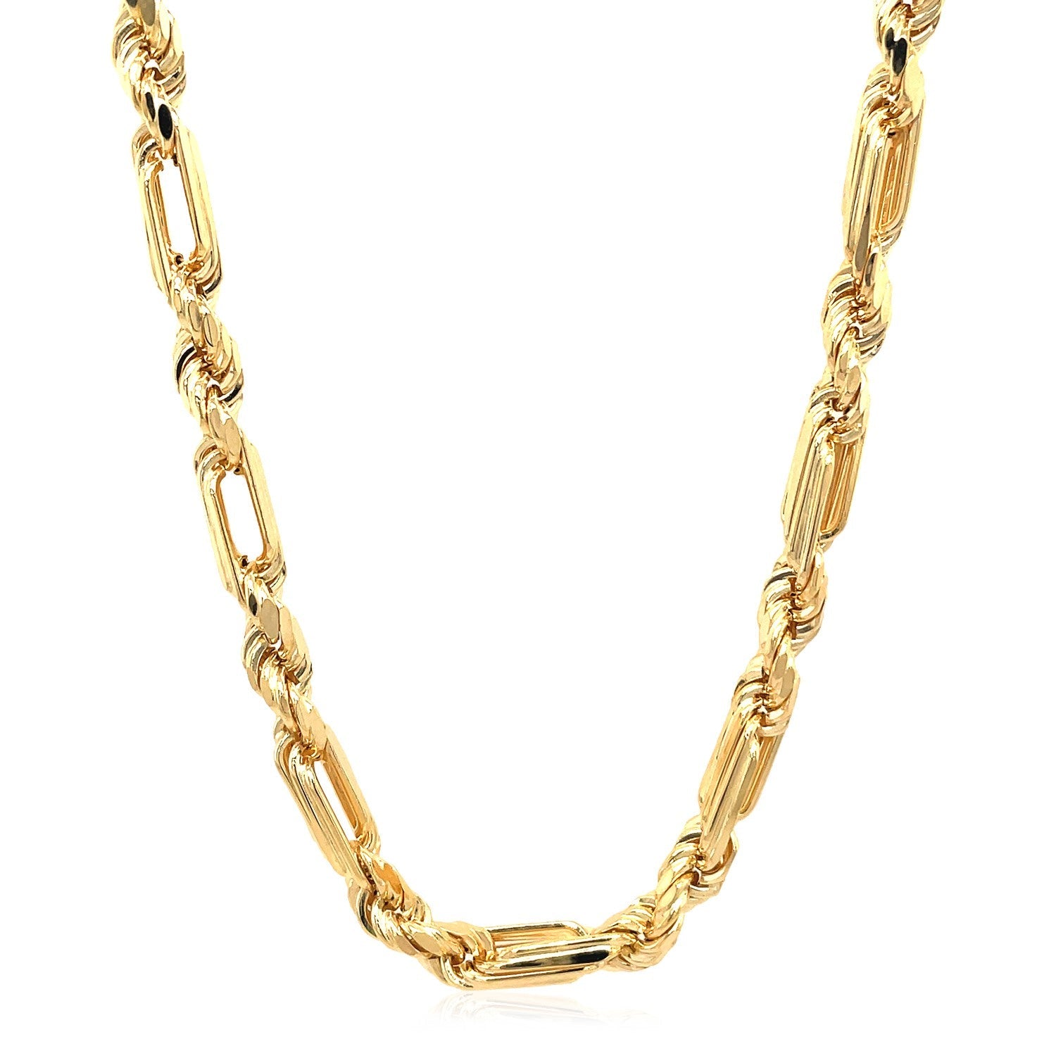14k Yellow Gold Figaro Chain Necklace
