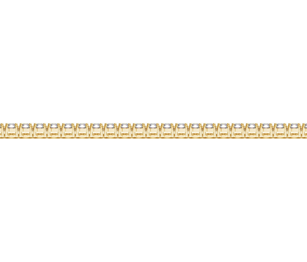 Lab Grown Round Diamond Tennis Bracelet in 14k Yellow Gold (3 cctw F/G  VS2/SI1)