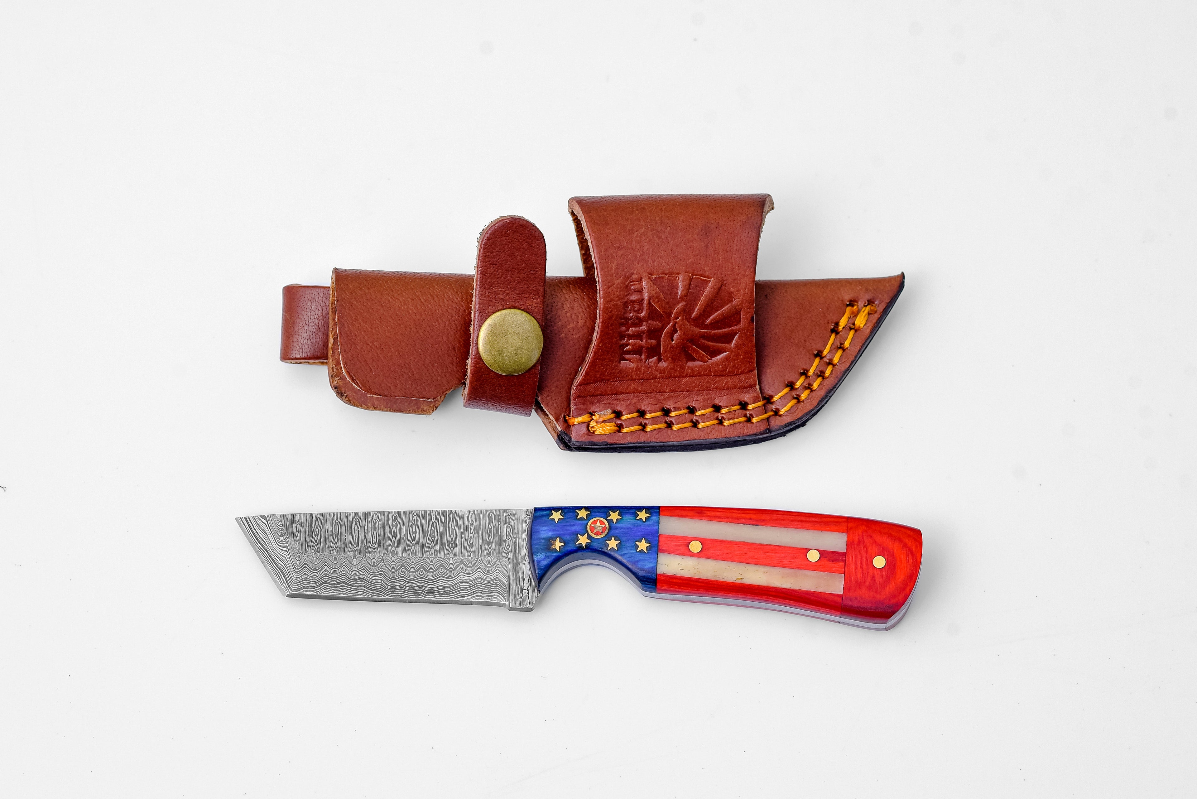 Titan United Star Damascus blade TK-210