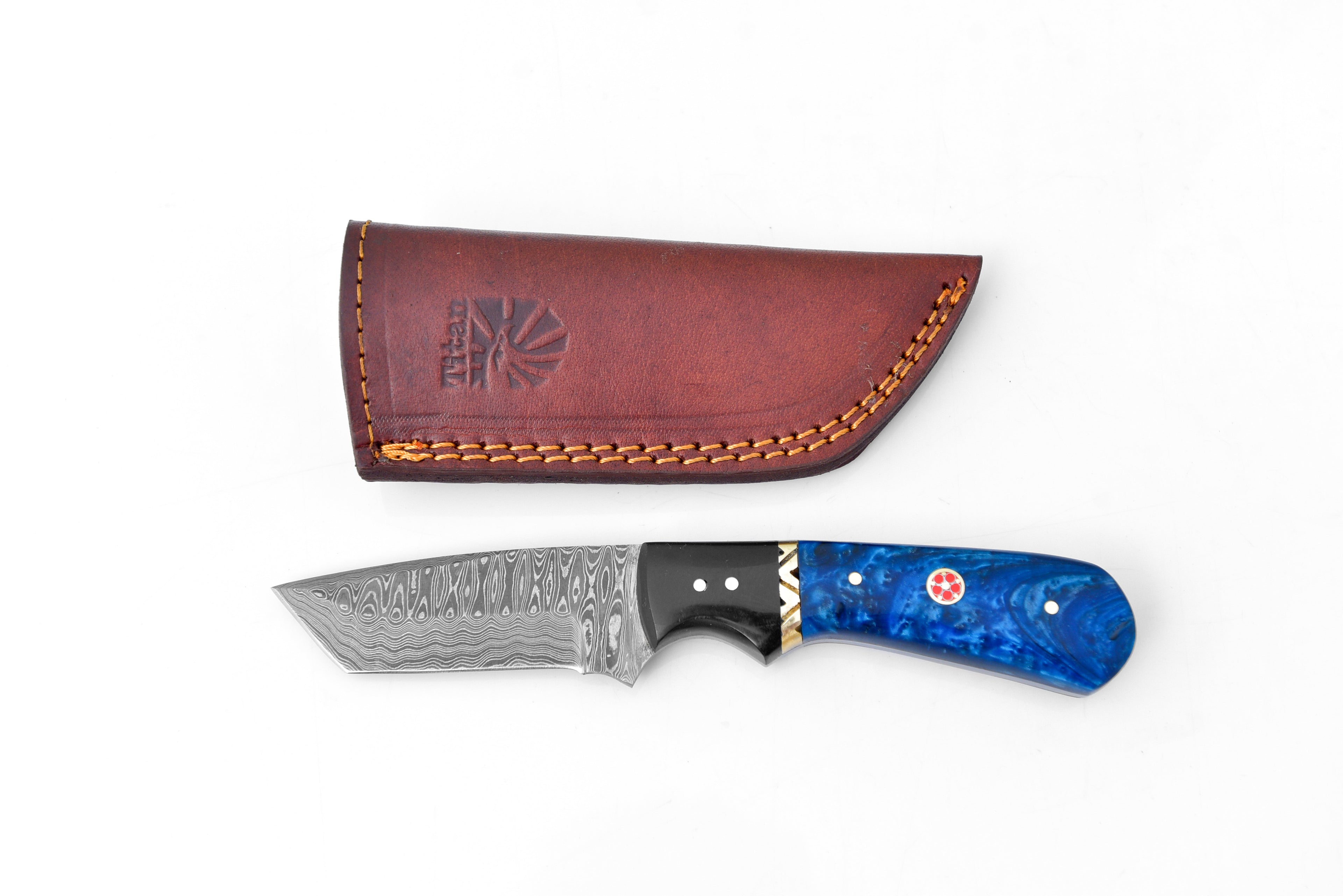 Midnight Fury Damascus Tanto Knife by Titan TK-125