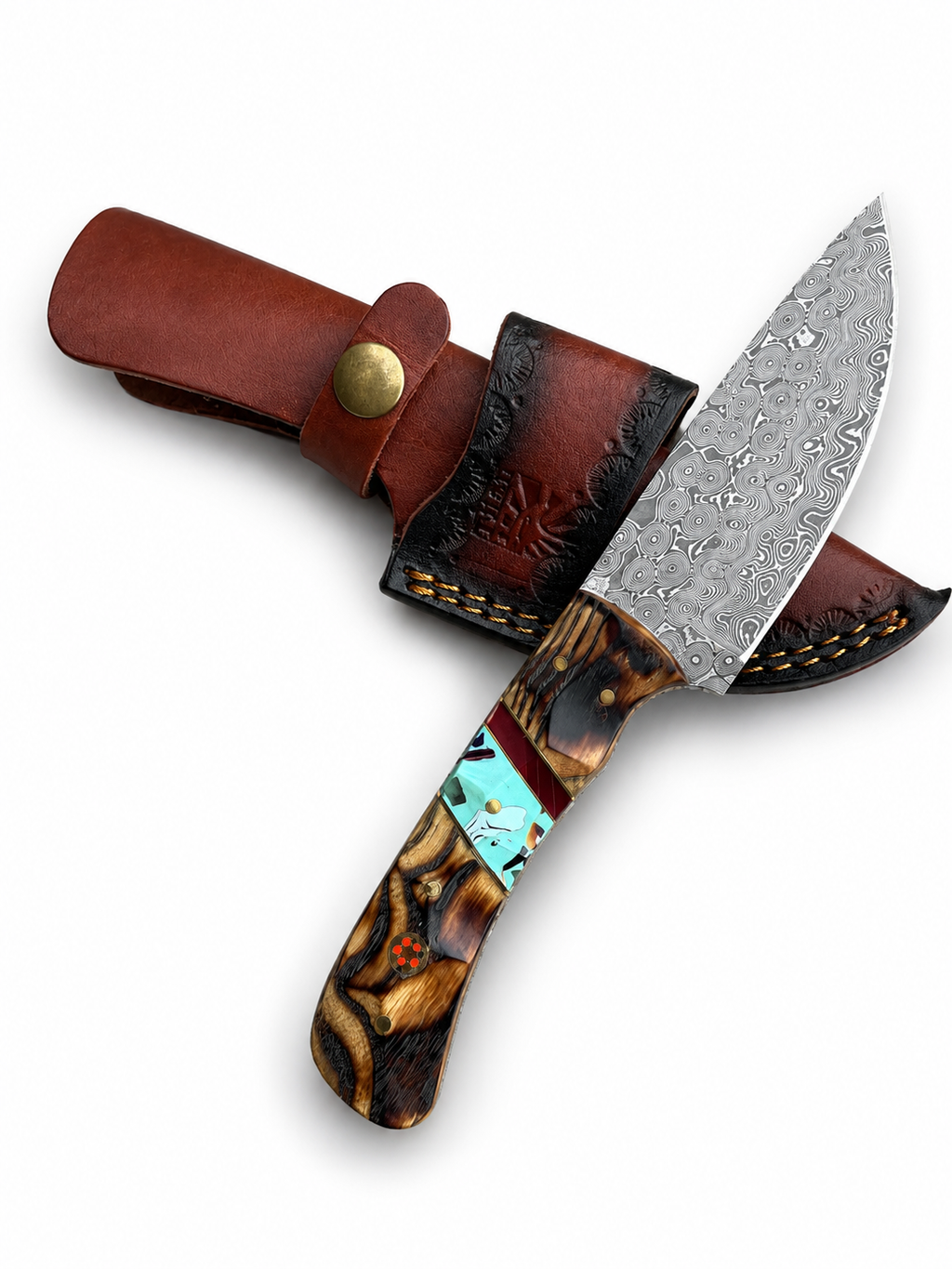 Titan Copper Canyon Damascus Hunter TK-521