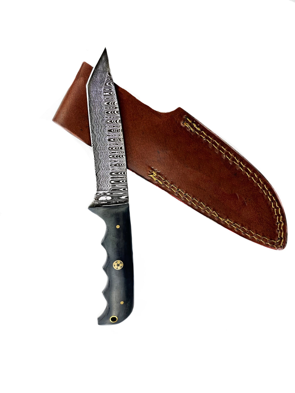 Titan Cavalry - Damascus steel/ Tanto point/ EDC / Tactical blade TD-010-B
